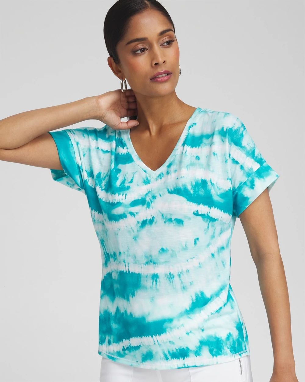 Zenergy® Stripe Tie Dye Tee | Chico's